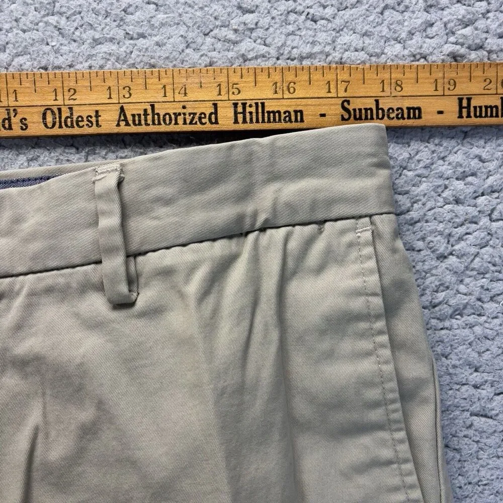 Banana Republic Emerson Chino Cotton‎ Pants 35X30 (36x29 Actual) Khaki Slacks